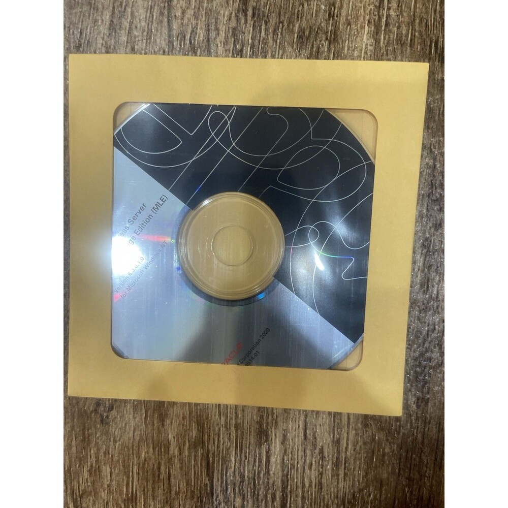 Oracle9i AS Infrastructure Server Enterprise Edition Win NT CD Vintage 2000